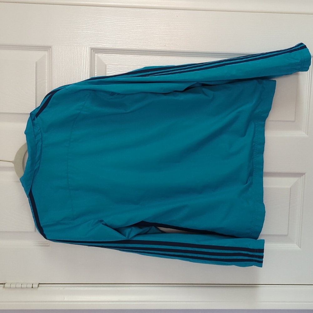Adidas Navy/Blue Nylon Trainer Jacket Size S - Picture 5 of 9